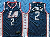 Clippers 2 Kawhi Leonard Navy City Edition Nike Swingman Jersey,baseball caps,new era cap wholesale,wholesale hats